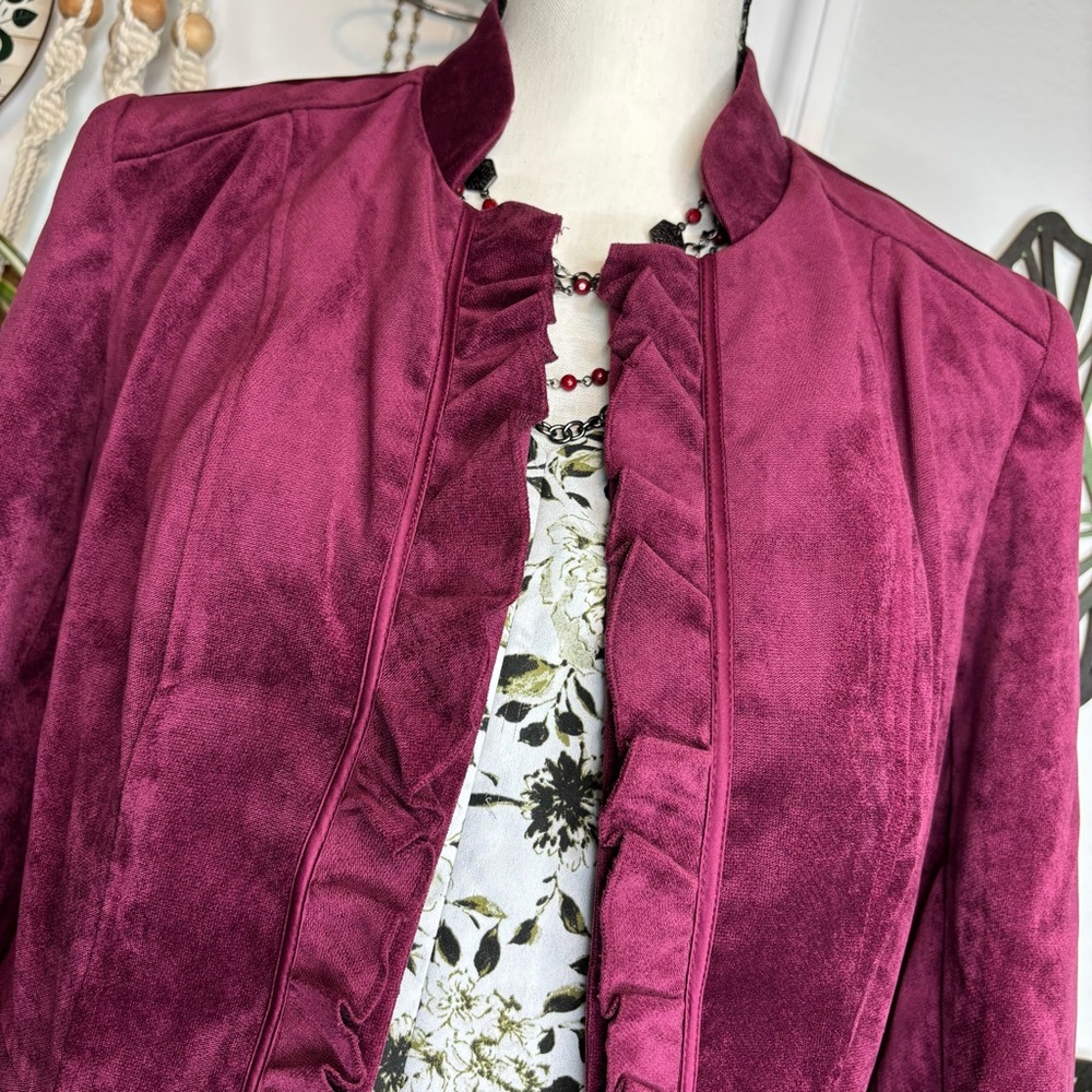 Women's CB Established Velvet Blazer/Jacket - Picture 9 of 12